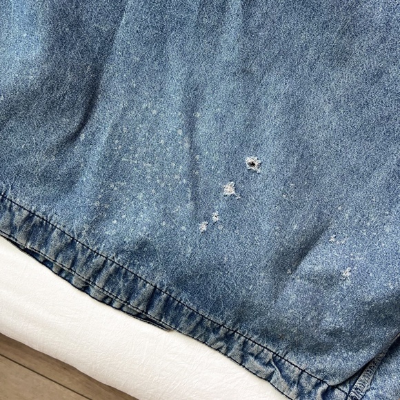 True Vintage 60's Sears Blanket Lined Denim Chore Trucker Jacket USA - Picture 9 of 9